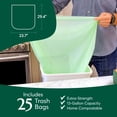 thumbnail image 4 of Bolsas de basura CLEANOMIC compostables de 13 galones (paquete de 3, 75 unidades), 4 of 7