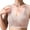 Beige, variant on Wireless Bra Women Padded Bra Feature V-Neck T-Shirt Bra Style W-1394 Blue 4XL