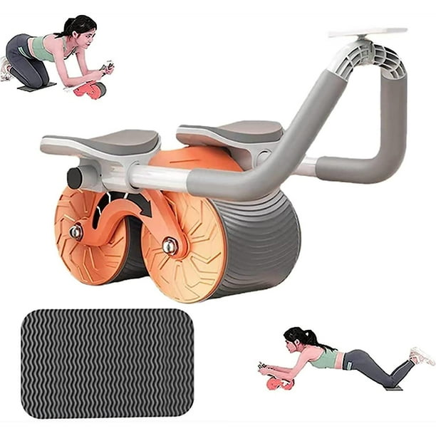 Automatic Rebound Abdominal Wheel-2023 New Wheels Ab Roller With Elbow Pad  For Abdominal Exercise And Plank Trainer-ab Roller Wheel Exercise Equipment  
