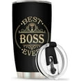 thumbnail image 2 of Boss Day Gifts, Best Boss Ever Tumbler, Boss Nutrition Facts 20oz Tumbler, Farewell&nbsp;Moving Appreciation Retirement Birthday Gifts for Boss, Leader, Boss Lady, 2 of 6