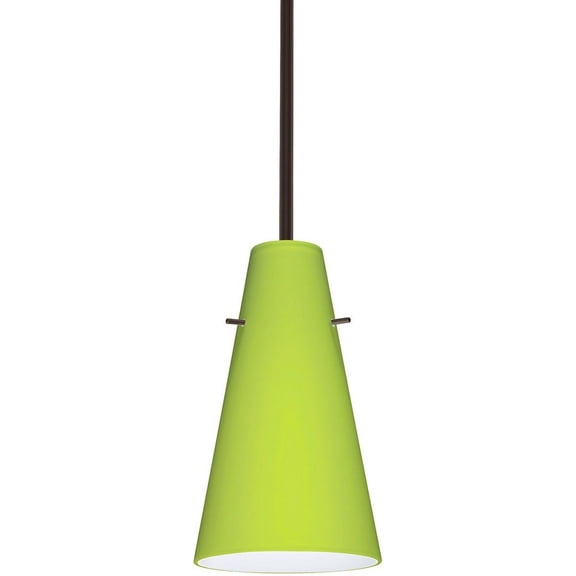 Besa Lighting - Cierro - 1 Light Stem Pendant-Bronze Finish-Incandescent Lamping