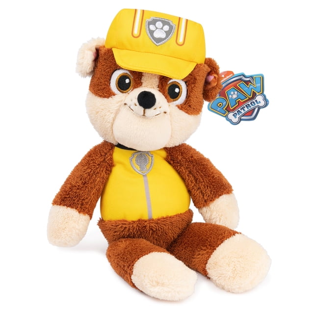 Peluche Gund Paw Patrol Take Along Buddy Rubble 13 Pulgadas