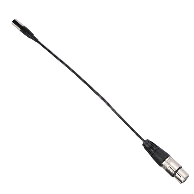 Compact Lightweight Mini XLR 3Pin to XLR Cable, Male to Female Audio Cable, for Photography Equipment SLR Camera