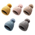 thumbnail image 3 of Gorros de invierno Gorros de mujer Gorro térmico de invierno con pompón de piel sintética Rojo Verde Cocina, Decoración y Otros, 3 of 5