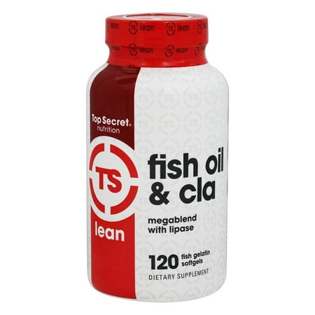  - huile de poisson et CLA Megablend avec Lipase - 120 poissons Softgel (s)