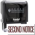 thumbnail image 1 of Large Self-Inking Narrow Font Second Notice Stamp, Trodat Printy 4913, Press and Print Stamping, Impression Size 7/8" x 2-1/4", Up to 10,000 Impressions - Brown Ink, 1 of 10