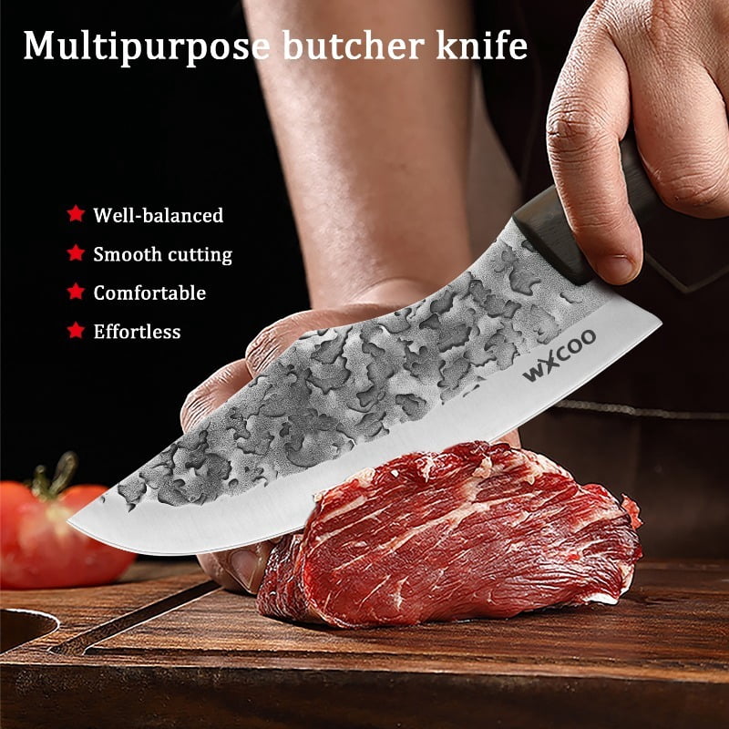 3PCS Stainless Steel Chef Knife Sharp Sashimi Knife Beef Knife Fish Knife Utility Knife Household Items Professional Unique Knives Fruit Knives for Cooking Multipurpose Boning Knife Gifts for Men