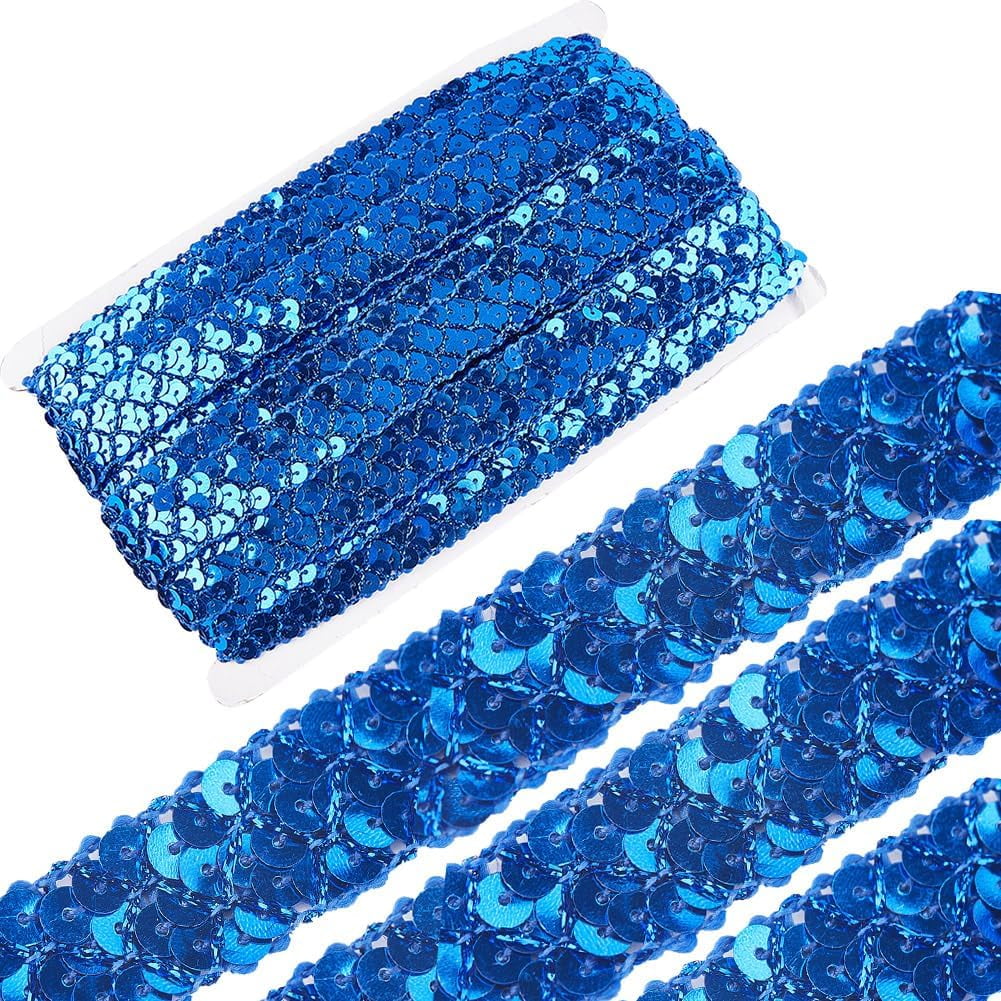 Tissting Rouleau De Paillettes Sequins, Ruban Brillant De Paillettes 6mm Pour Couture, DIY Craft, Décoration D'Intérieur, Fêtes, 100 Yards - 11
