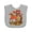AC-Heather Grey, variant on Inktastic 2026 Year of the Horse Happy New Year's Boys or Girls Baby Bib