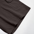 thumbnail image 7 of Nestiefly Mens Linen Shorts Casual Beach Shorts Elastic Waist Lightweight Drawstring Summer Cargo Shorts with 4 Pockets 2026 Black 3XL, 7 of 7