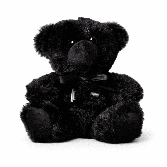 Top Hat Black 6 Inch Teddy Bear Plush Colorama Stuffed Animal Soft Toy