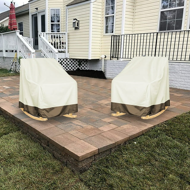 ABPWLY Patio Furniture Cover, Rocking Chair Cover, Ash-proof Garden Furniture Stool Cover Clearance Kitchen Canada Days Birthday Kitchen Decor