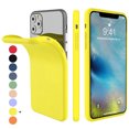 thumbnail image 1 of TORUBIA For iPhone 11 6.1 Inch Back Case Slim Fit Soft TPU Phone Case Built-in Velvet Material Anti-Scratch Protective Cover,Full Body Protection Liquid Silicone (Lemon yellow), 1 of 8