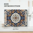 thumbnail image 2 of Stove Covers for Flat Top Stoves, Bohemia Mandala Flowers Element Vintage Print Non-slip Induction Cooktop Ceramic Mat, Multifunctional Gas Stove Pad for Kitchen RV (28×20 Inch), 2 of 3