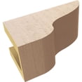 thumbnail image 6 of 4"W x 8"D x 4"H Wide Greensboro Rough Cedar Woodgrain TimberThane Corbel, Primed Tan, 6 of 6