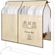 thumbnail image 1 of Fundas para Ropa Transparente A Prueba De Polvo Protector De Ropa para Ventana Fundas Universales para Camisas Trajes Abrigos Ropa (90x110 cm, Beige), 1 of 5