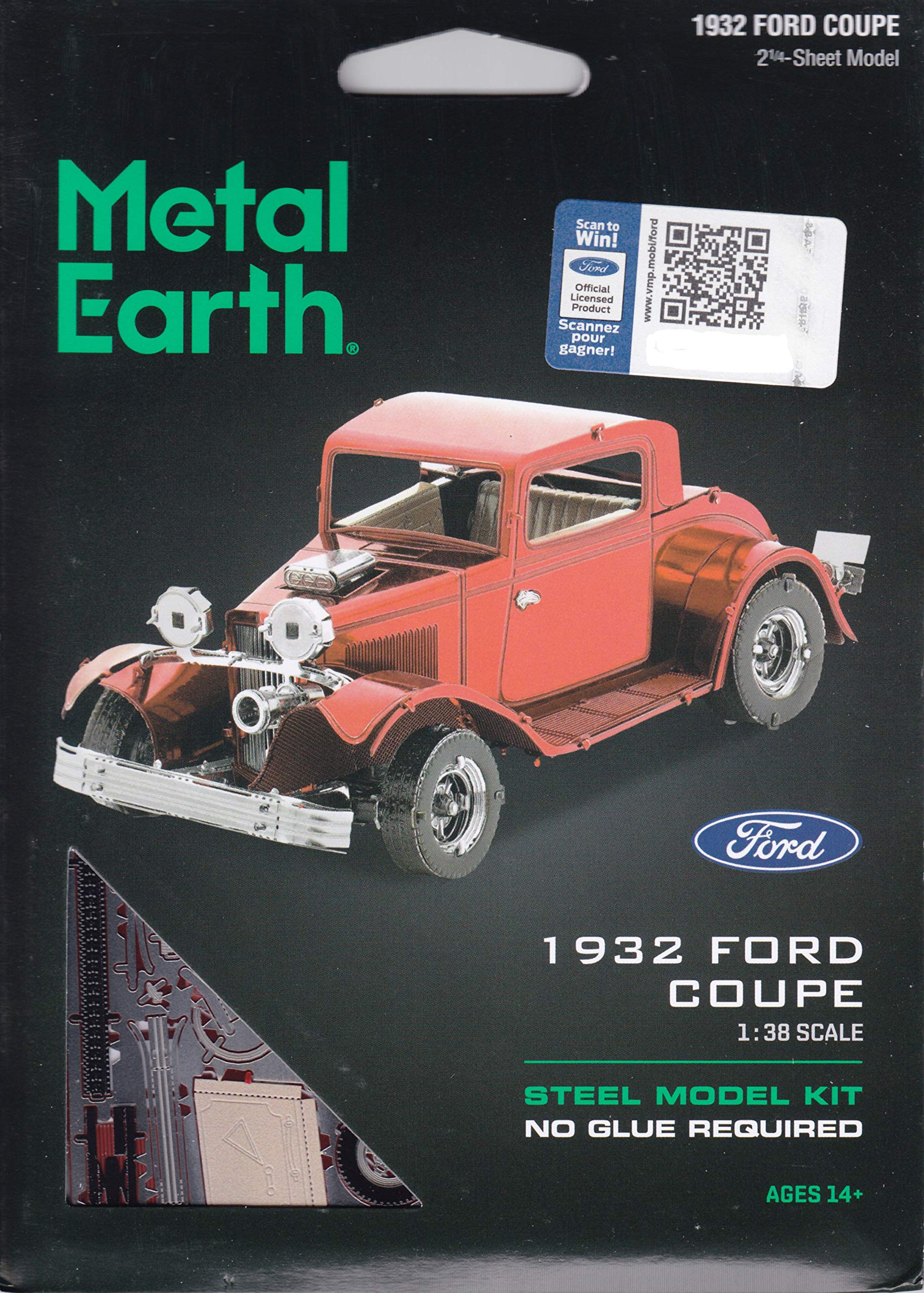 ford coupe occasion on Fascinations Metal Earth 1932 Ford Coupe 3d Metal Model Kit Walmart Com Walmart Com