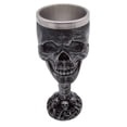 thumbnail image 2 of Copa de vino Wowser Grinning Skull Gothic Novelty, 2 of 6