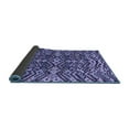 thumbnail image 2 of Ahgly Company Indoor Rectangle Abstract Blue Modern Area Rugs, 2' x 4', 2 of 4