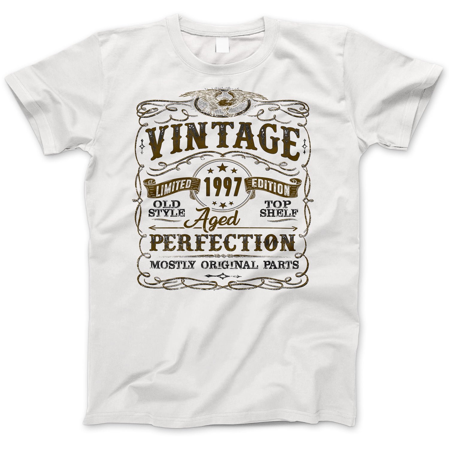 Made In 1997 Aged To Perfection T-Shirt Mens Womens Funny Birthday Gift 22nd