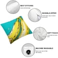 thumbnail image 6 of BANET Satin Pillowcase for Hair and Skin Banana Fruit Pillowcase with Zipper, Soft Pillow Cover Set of 2 18x18in, 6 of 7