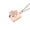 Rose gold, variant on Love Letter Envelope Locket Necklace, 3-Color Options, Chain Pendant Necklace for Lover Family Friend