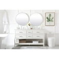 thumbnail image 6 of Elegant Decor Sinclaire 60" Aluminum Alloy & MDF Double Bathroom Vanity in White, 6 of 8