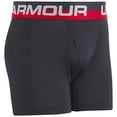 thumbnail image 3 of Under Armour Boys' Big Performance Boxer Briefs, red/black, YXS, 3 of 5