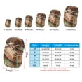thumbnail image 2 of Uxcell 60-70L Waterproof Rucksack Cover, Backpack Rain Cover, XL, Leaf Camo, 2 of 5