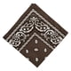 thumbnail image 2 of de 100 %, novedad, estampado de doble cara, Paisley, vaquero, , Café Colcomx Bandana de algodón con estampado de cachemira, 2 of 6