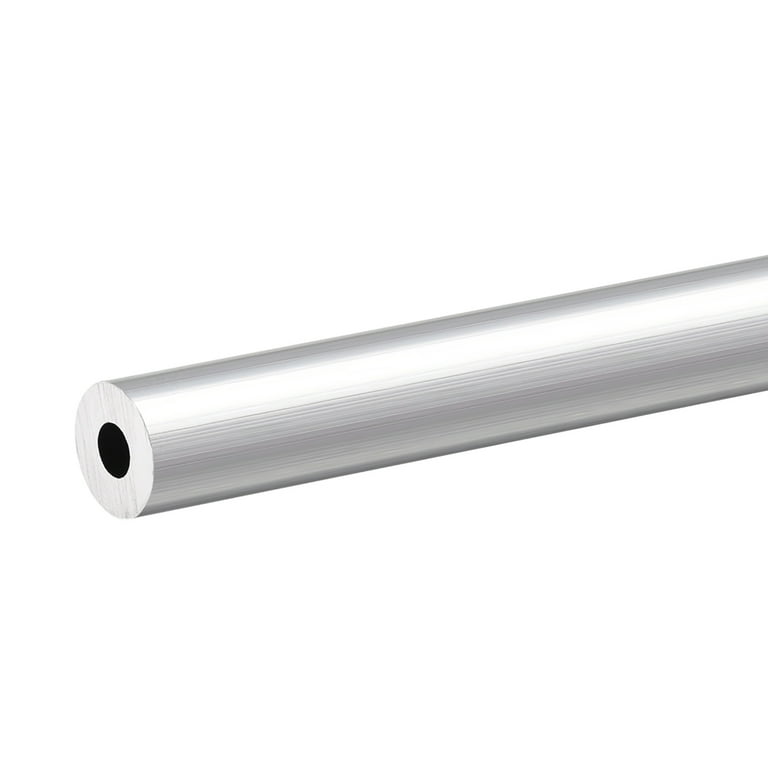 uxcell 6063 Aluminum Round Tube, 300mm Length 15mm OD 12mm Inner Dia  Seamless Aluminum Straight Tubing 2 Pcs