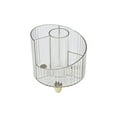 thumbnail image 2 of Organisateur de Pinceaux de Maquillage, Staron 2026 Boîte de Rangement Transparente Claire pour Pinceaux Cosmétiques, Étui en Plastique à Multiples Compartiments pour Rouges à Lèvres, Stylos, Petits Parfums, Blanc, 2 of 6
