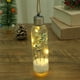 thumbnail image 1 of Bombilla colgante navideña | Bola de nieve LED de 16 x 4,5 cm | Adorno multicolor a pilas para el árbol, ideal para decorar el hogar y fiestas, 1 of 7