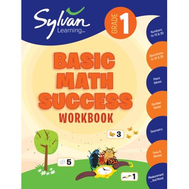 Sylvan Math Jumbo Workbooks: 1St Grade Jumbo Math Success Workbook : 3 Books In 1--Basic Math, Math Games And Puzzles, Shapes And Geometry; Activities, Exercises, And Tips To Help Catch Up, Keep
