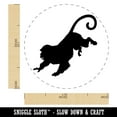 thumbnail image 2 of Running Monkey with Long Tail Self-Inking Rubber Stamp Ink Stamper - Blue Ink - Medium 1 Inch, 2 of 7
