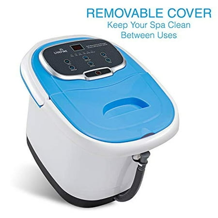 LiveFine Foot Spa Massager - Heated Bath, Automatic ...