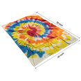 thumbnail image 4 of Vibrant Tie Dye Spiral Blanket,Comfortable Soft Flannel Throw Blanket,All Season,Warm Lightweight Blankets for Sofa Bed Couch Living Room Chair,40"x50", 4 of 4