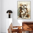 thumbnail image 5 of Hudo Polish Lowland Sheepdog Funny Dog Poster Bathroom Wall Art Decor - Polish Lowland Sheepdog Dog Canvas Wall Art - Large Wall Decor - Dog Paintings Canvas Wall Art, 5 of 5