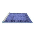 thumbnail image 2 of Ahgly Company Machine Washable Indoor Rectangle Oriental Blue Traditional Area Rugs, 2' x 4', 2 of 4