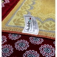 thumbnail image 4 of Tapis de Prière Modefa - Velours Fin Namaz Sajadah Janamaz Floral Marguerite Arche (Rouge), 4 of 5