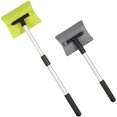 thumbnail image 1 of Telescopic Snow Scraper, Frost Shovel with Arch-Shaped Shovel 180 Degree Rotation Aluminum Alloy Telescopic Rod Car Snow Removal, 1 of 8