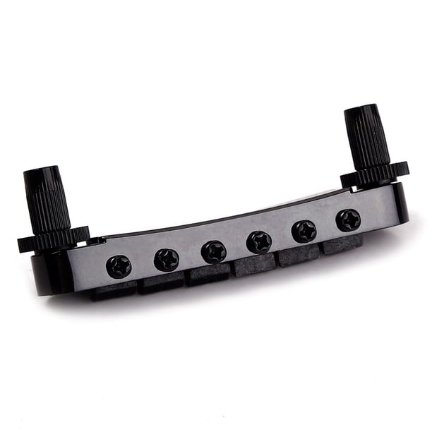 Greeniant Kit de puente de guitarra eléctrica Instrumento musical ajustable Piezas de mantenimiento de sillín ancho de repuesto Suministros para Accesorios para instrumentos musicales Greeniant OD025752-00
