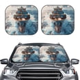 thumbnail image 2 of Haiem Cargo Ship At Sea Car Windshield Sun Shade (2 Pieces) Foldable Windshield Sun Shade Car Accessories for Truck SUV Pickup-Large, 2 of 7