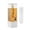 Clear/2 gal/Geo Base, variant on Bev Tek 3 gal Square Clear Acrylic Beverage Dispenser - Infusion Core, White Base - 7 3/4" x 7 3/4" x 25 3/4" - 1 count box