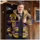 thumbnail image 4 of Men's Print Jacket Men's Spring And Autumn Casual Trend Zipper Hooded Jacket 2XL, 4 of 4