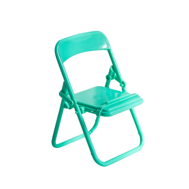 Silla pequeña Soporte para teléfono móvil Escritorio creativo Ver televisión en vivo