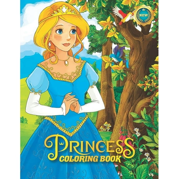 Princesses Coloring Book: For Smart Girls, 102 Pages Coloring Book for Empowering Girls, (Paperback)