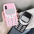 thumbnail image 2 of 3D Silicone Case Compatible with iPhone Xs Max, Retro Classic Creative Soft Rubber Bumper Cover Cool Fun Thick Protective Case (Pink 2, iPhone Xs Max), 2 of 7