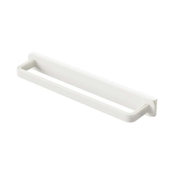 Toallero de pared con colgador retráctil, autoadhesivo, de fácil instalación, organizador de almacenamiento que ahorra espacio para toallas, bufandas y objetos pequeños en el baño, la cocina, el