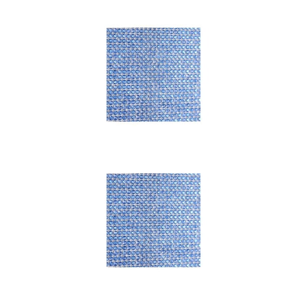 Cinta de diamantes de imitación Toystoory cristal azul claro 8 cinta de doble cara